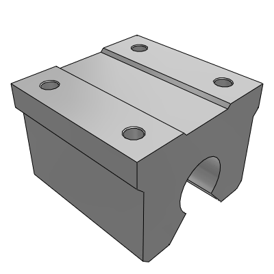 Supporting bearing box units