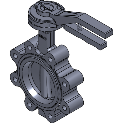 FERGO AK201 Butterfly valve DN 80 PN1016 NBR with hand lever Industrial Valves