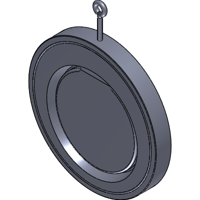 FERGO RK106 Check valve DN 200 PVC-U PN10 PTFE Industrial Valves