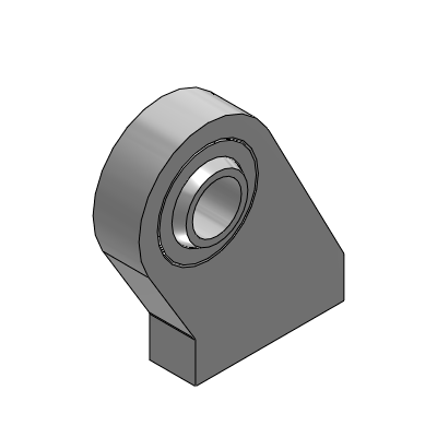 Gabel-Lagerbock 90° CBB-32, ISO 8132