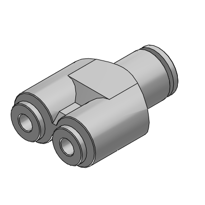 Push-in Y-connector