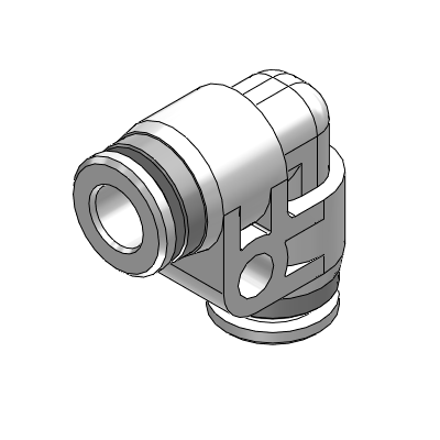 push-in L-connector
