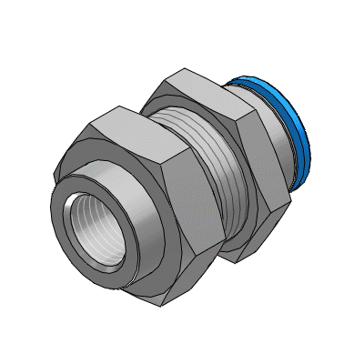 push-in bulkhead fitting