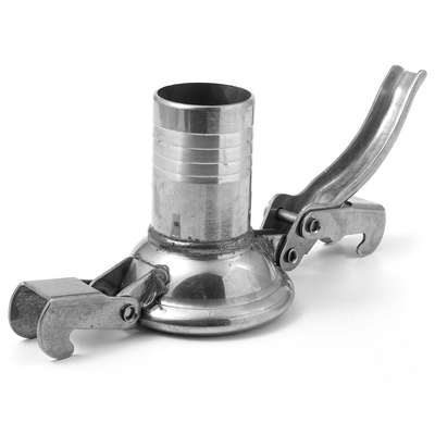 Raccords sphériques femelles cannelés à levier inox 304