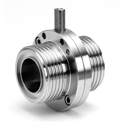 Valvole MACON Valvole a farfalla MACON maschio / maschio Fornite prive di leva acciaio inossidabile 304 o acciaio inossidabile 316