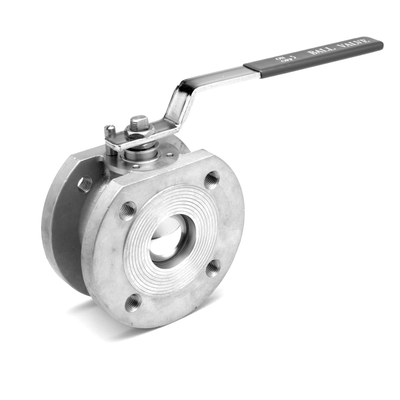 Industrieventile Zwischenflansch-Kugelhähne Typ Wafer mit vollem Durchgang PN10/16 Edelstahl 316
