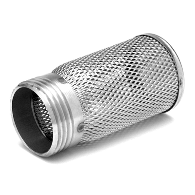 Industrieventile Schmutzfänger Filterrohre mit Außengewinde Edelstahl 316