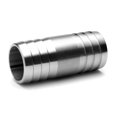 ISO Threaded unions  DOUBLE HOSE BARBS Stainless steel 316L
