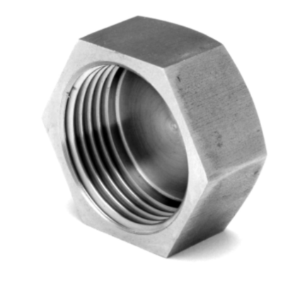 ISO Threaded unions and accessories MACHINED HEXAGON FEMALE CAPS Stainless steel 316L