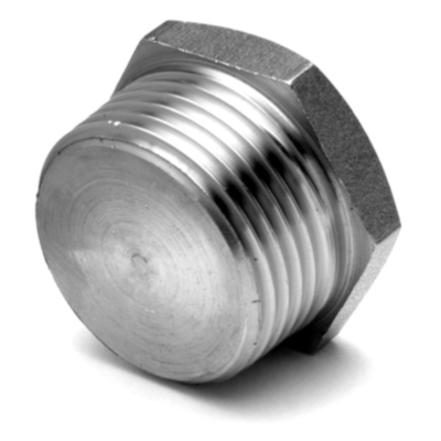 ISO Threaded unions and accessories Plugs and caps MACHINED HEXAGON HEAD MALE PLUGS Stainless steel 316L