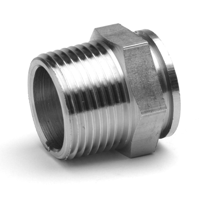 ISO Threaded unions Stainless steel 316L WELD END HEXAGONAL NIPPLES FOR HOSES