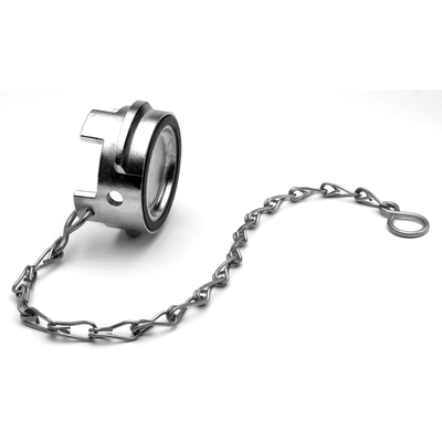 Quick couplings / Symmetrical couplings LOCKABLE PLUGS WITHOUT LOCKING RING, WITH CHAIN OR CABLE Stainless steel 316