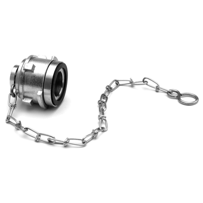 Quick couplings / Symmetrical PLUGS WITH LOCK RING AND CHAIN OR CABLE Stainless steel 316