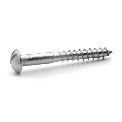 SLOTTED ROUND HEAD WOOD SCREWS DIN 96 NFE 27-141 Inox A2 / S.S 304
