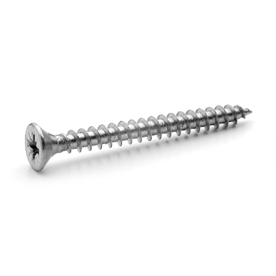 POZIDRIVE CSK HEAD CHIPBOARD WOOD SCREWS Inox A2 / S.S 304 For chipboard screws