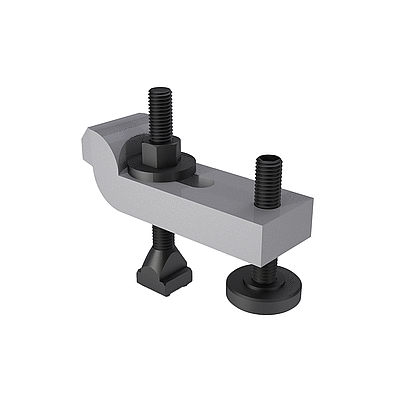 夹钳, 折弯的, 带调节螺栓