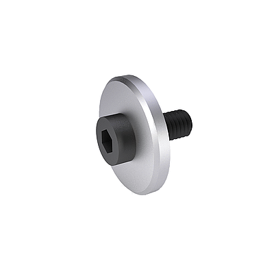 带沉头螺钉的固定片，~AFNOR