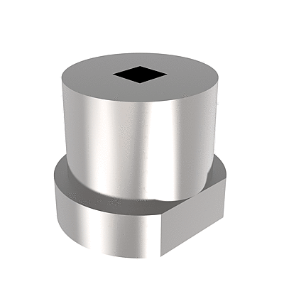 Matrice da tranciatura con collare, coniche