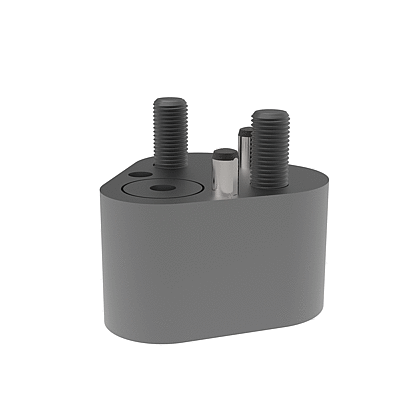 Triangle retainer for ball-lock punches, light duty