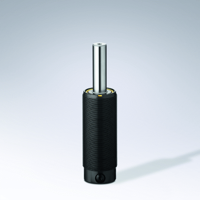 Ressort à gaz avec filetage