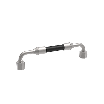 Tubo flessibile DN5 con raccordo a cono da 24°, 90°/90°