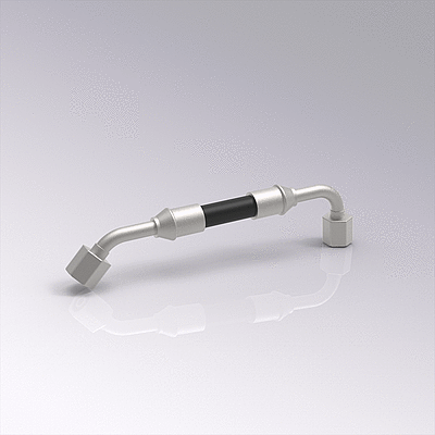 Tubo flessibile DN10 con raccordo a cono da 24°, 45°/90°