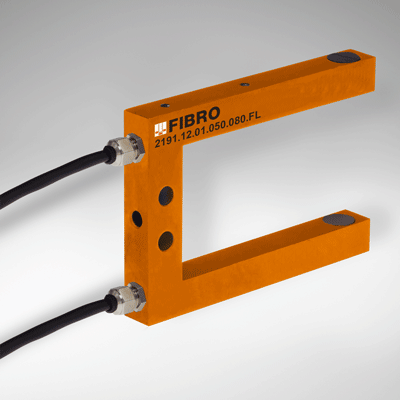 Fork light barrier, analogue, laser