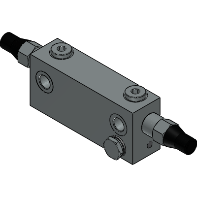 FINDYNAMICA Counterbalance valve with banjobolt Industrial Valves