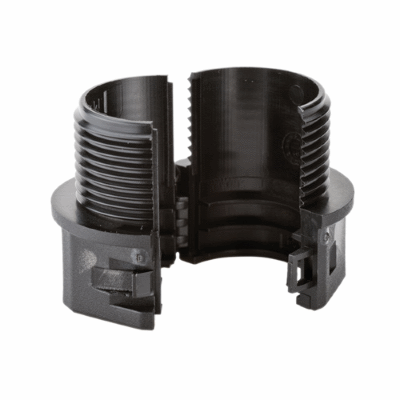 Plastic connector, straight, separable, outer thread, especially for ROHRflex-Duo tubings