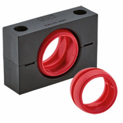 Moveable insert for heavy tubing clamp RQM