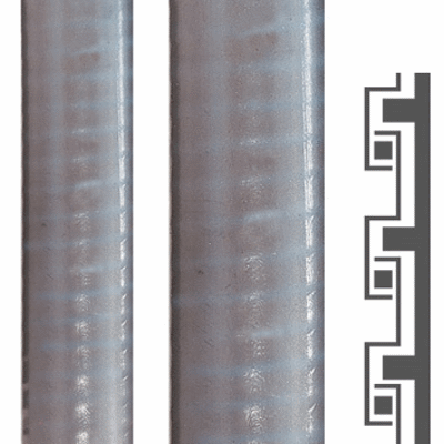 Protective metal conduit, galvanized steel PVC sheathing, extra liquid proof