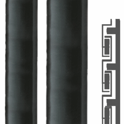 Protective metal conduit, galvanized steel PVC sheathing, UL approbation