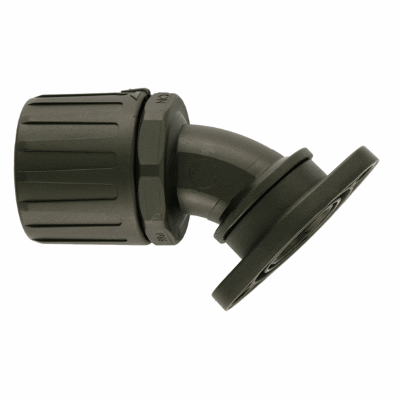45°  elbow conduit flange fitting