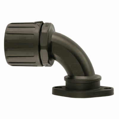 90° elbow conduit flange fitting