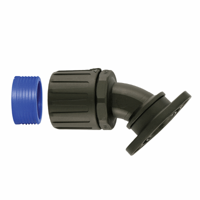 45°  elbow conduit flange fitting