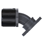 45°  elbow conduit flange fitting