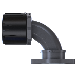 90° elbow conduit flange fitting