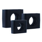 Nylon conduit fixing clamp for corrugated conduit