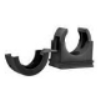 Nylon conduit fixing clip for smooth conduit
