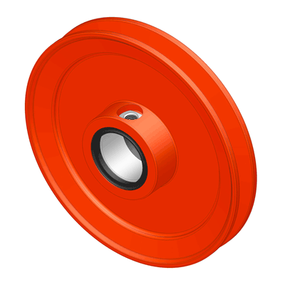 Poulie D.170 1 gorge B remorquage