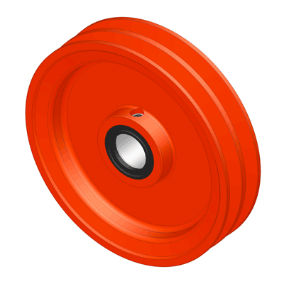 Polea D.170 2 ranuras B remolque