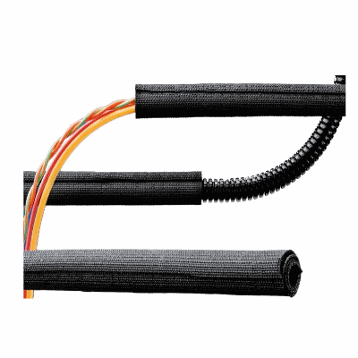 Woven hose, selfclosing, high flame restistant