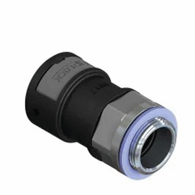 Fitting straight, revolving, metric short thread