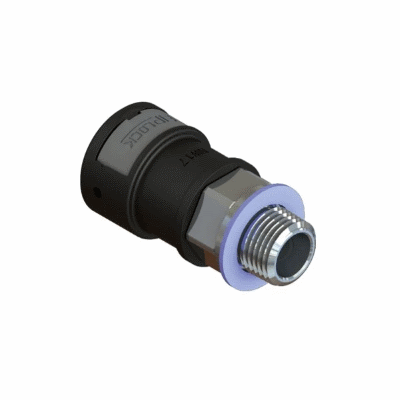 Fitting straight, revolving, NPT thread