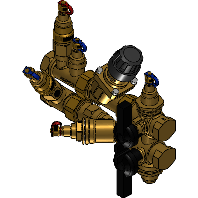 Frese MODULA Direct-series is a versatile valve system that combines the Frese range of dynamic flow, pressure and temperature control valves with isolation, flushing, draining and measurement components within a prefabricated, tested and ready to install terminal bypass unit. MODULA Direct-series integrates Frese valve solution: OPTIMA Compact PICV (Pressure Independent Control Valve ) Each unit can be supplied with isolation valves , strainer, drain & P/T plug. The MODULA Direct-series has been designed in accordance with the design guidelines from BSRIA for terminal unit installations. Industrial Valves