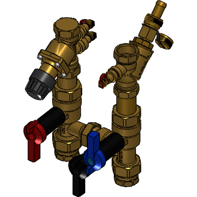 Frese MODULA Pro-series is a compact and versatile valve system that combines the Frese range of Pressure Independent Control Valves with isolation, flushing, draining and measurement components within a prefabricated, tested and ready to install terminal bypass unit. MODULA Pro-series integrates one of the following Frese valve solutions: OPTIMA Compact and OPTIMA Compact Veriflow-series (Pressure Independent Control Valve - PICV) Each unit can be supplied with isolation valves , strainer, drain & P/T plug. Industrial Valves