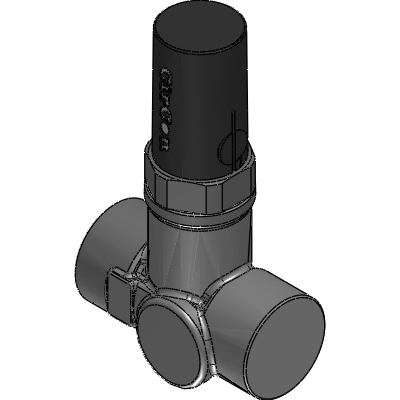 Frese Stainless steel thermostatic valve for domestic water CirCon is a control valve in stainless steel AISI 316 designed for domestic hot water installations with circulation. The valve automatically control the temperature of the water that circulates through the valves . Thus the thermal balance is ensured throughout the domestic hot water system. The valve is adjusted on a scale to a desired temperature in the interval between 37°C and 65°C. Industrial Valves
