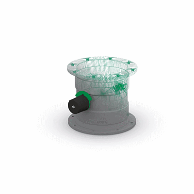 Funken Absperrklappe Dknopf Flansch Stufenlos Industrial Valves