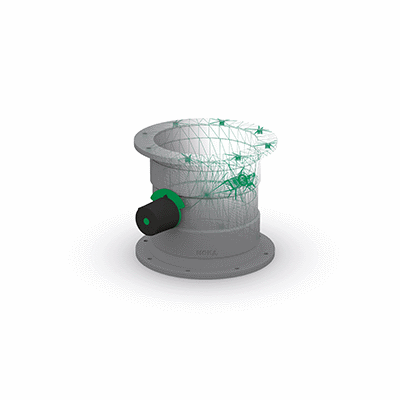 Funken Absperrklappe Drehknopf Flansch Industrial Valves