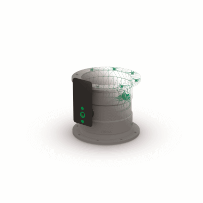 Funken Regelklappe Flansch Fuer Stellantrieb Industrial Valves